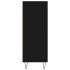 Estantería madera de ingeniería negro 69,5x32,5x90