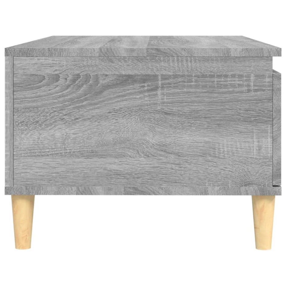 Mesa de centro madera contrachapada gris Sonoma 90x50x36,5