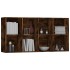 Estantería/Aparador contrachapada roble ahumado 66x30x130