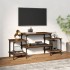 Mueble para TV madera contrachapada roble marrón 117x35x52