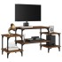Mueble para TV madera contrachapada roble marrón 117x35x52