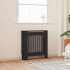 Cubierta para radiador MDF negro 78
