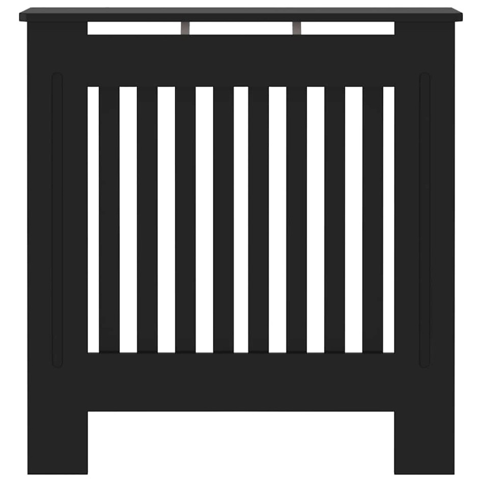 Cubierta para radiador MDF negro 78