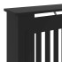 Cubierta para radiador MDF negro 78
