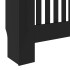 Cubierta para radiador MDF negro 78