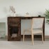 Escritorio y cajón madera contrachapada roble humo 115x50x75