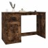 Escritorio y cajón madera contrachapada roble humo 115x50x75