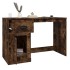 Escritorio y cajón madera contrachapada roble humo 115x50x75