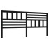 Cabecero de cama madera maciza de pino negro 186x4x100