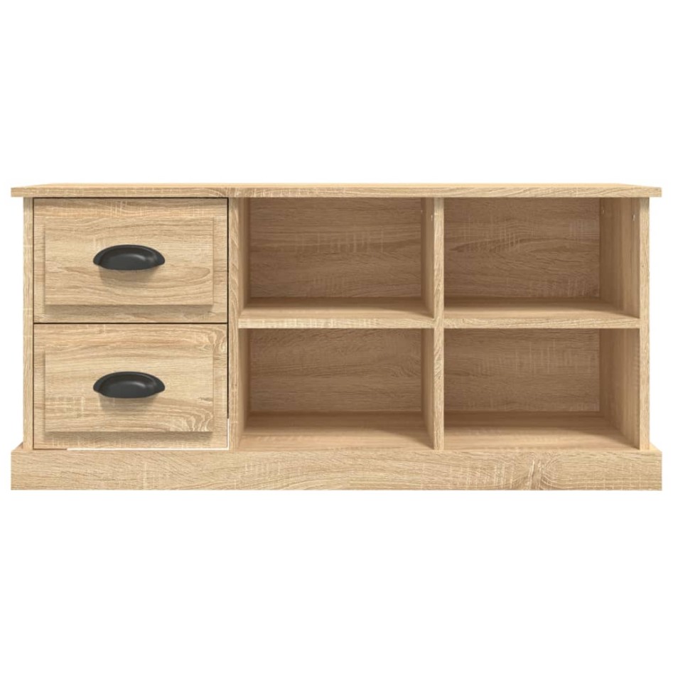 Mueble de TV madera contrachapada roble Sonoma 102x35,5x47,5
