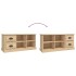 Mueble de TV madera contrachapada roble Sonoma 102x35,5x47,5