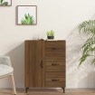 Aparador de madera de ingeniería marrón roble 69,5x34x90 cm