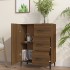 Aparador de madera de ingeniería marrón roble 69,5x34x90