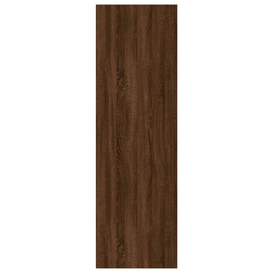 Estantería/Aparador contrachapada marrón roble 66x30x98