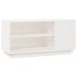 Mueble de TV madera maciza de pino blanco 80x35x40,5