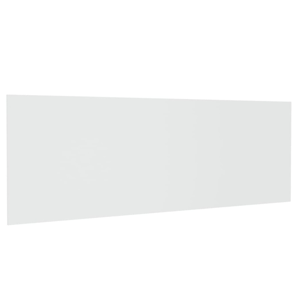 Cabecero de cama pared madera contrachapada blanco