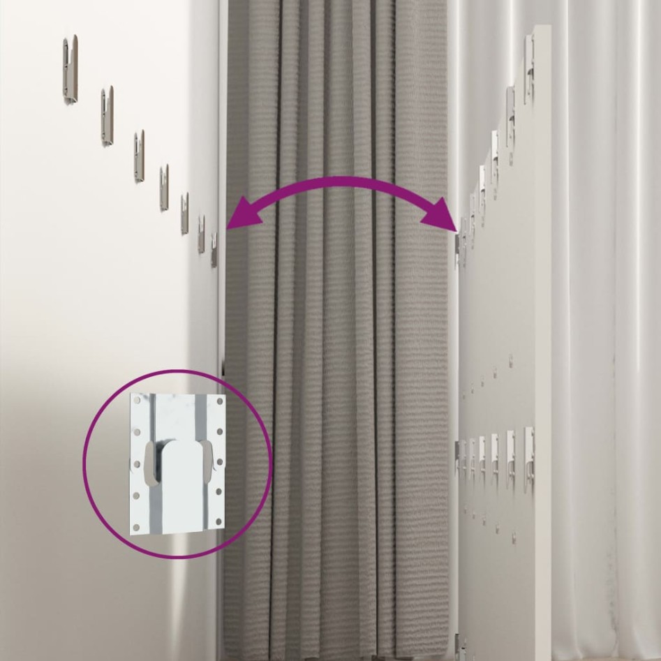 Cabecero de cama pared madera contrachapada blanco