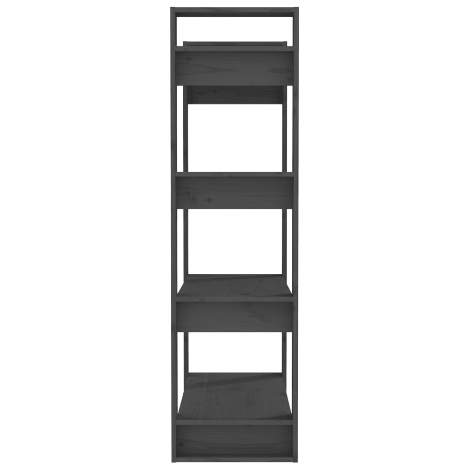 Estantería/divisor de espacios madera de pino gris 80x35x125