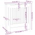 Cubierta para radiador MDF 78