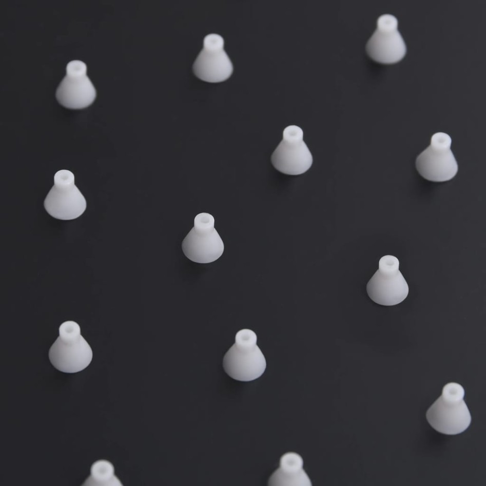 Cabezal ducha efecto lluvia acero inox cuadrado negro 40x40