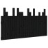Cabecero de cama de pared madera maciza pino negro