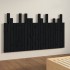 Cabecero de cama de pared madera maciza pino negro