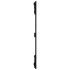 Cabecero de cama de pared madera maciza pino negro 95,5x3x90