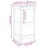 Jardinera madera maciza de pino gris 40x40x78