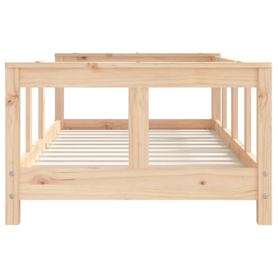 Estructura de cama para niños madera maciza de pino 70x140