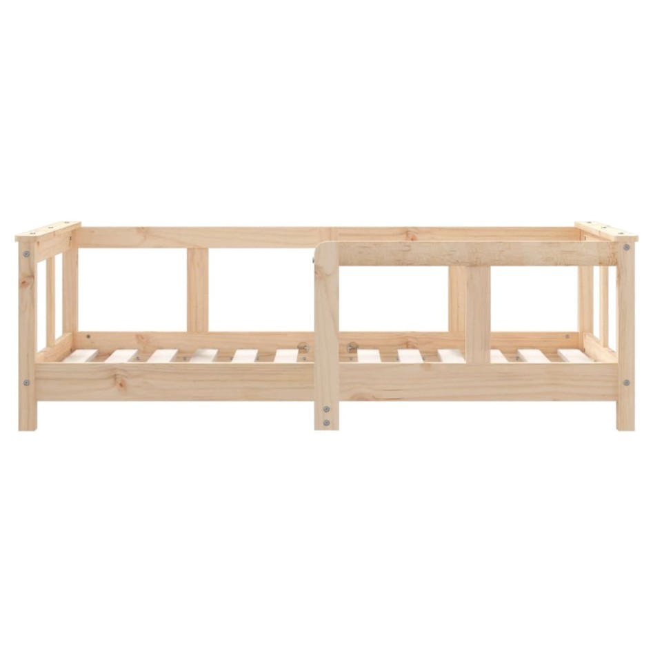Estructura de cama para niños madera maciza de pino 70x140