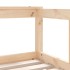 Estructura de cama para niños madera maciza de pino 70x140