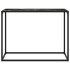 Mesa consola vidrio templado negro 100x35x75
