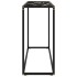 Mesa consola vidrio templado negro 100x35x75