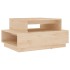 Mesa de centro de madera maciza de pino 80x55x40,5