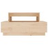 Mesa de centro de madera maciza de pino 80x55x40,5
