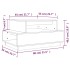 Mesa de centro de madera maciza de pino 80x55x40,5