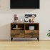 Mueble para TV madera contrachapada roble ahumado 80x36x50