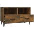 Mueble para TV madera contrachapada roble ahumado 80x36x50