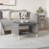 Mesa de centro madera contrachapada gris Sonoma 60x50x40