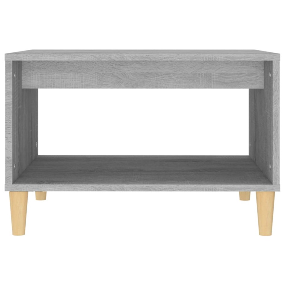 Mesa de centro madera contrachapada gris Sonoma 60x50x40