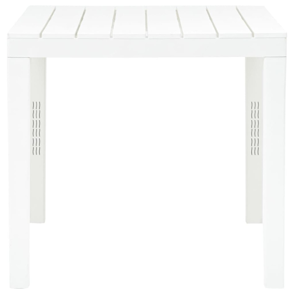 Mesa de jardín con 2 bancos plástico