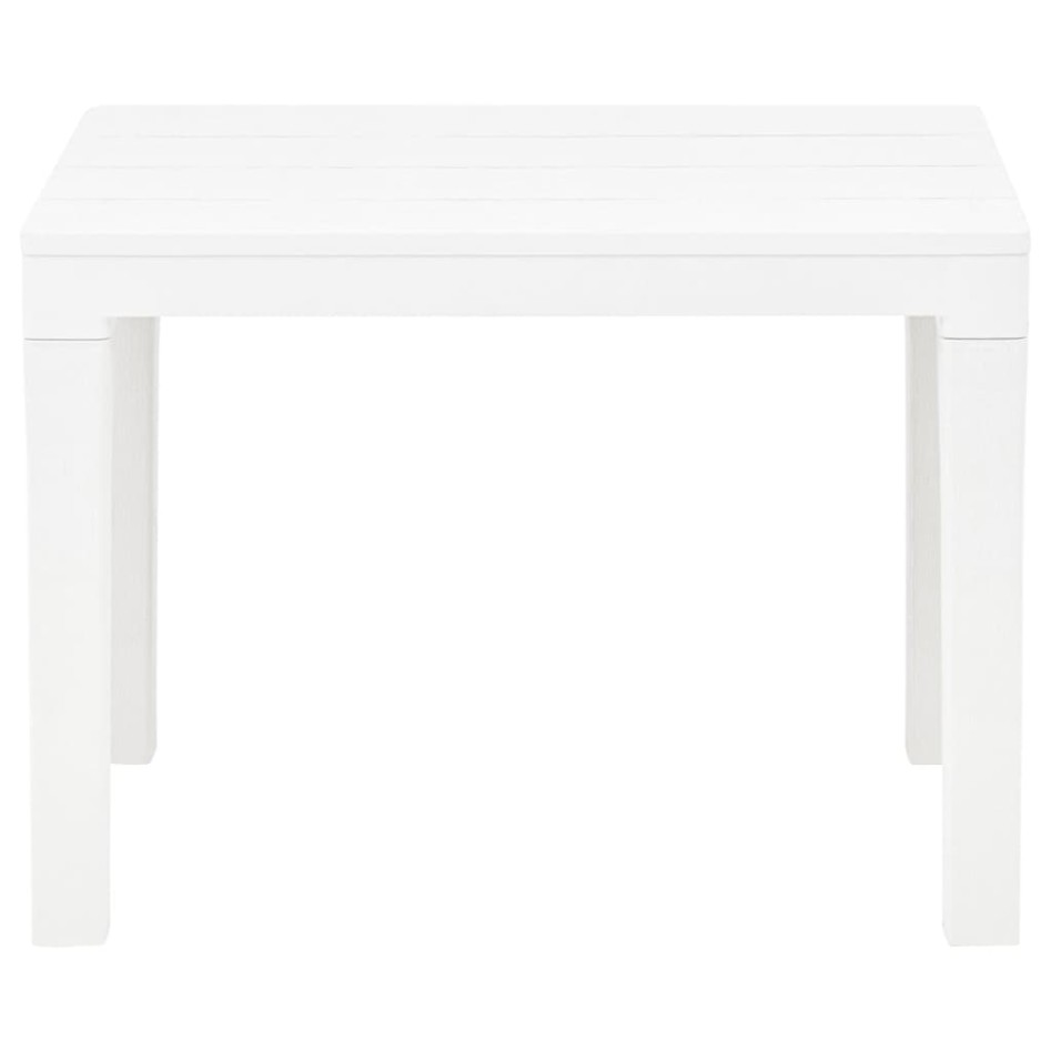 Mesa de jardín con 2 bancos plástico