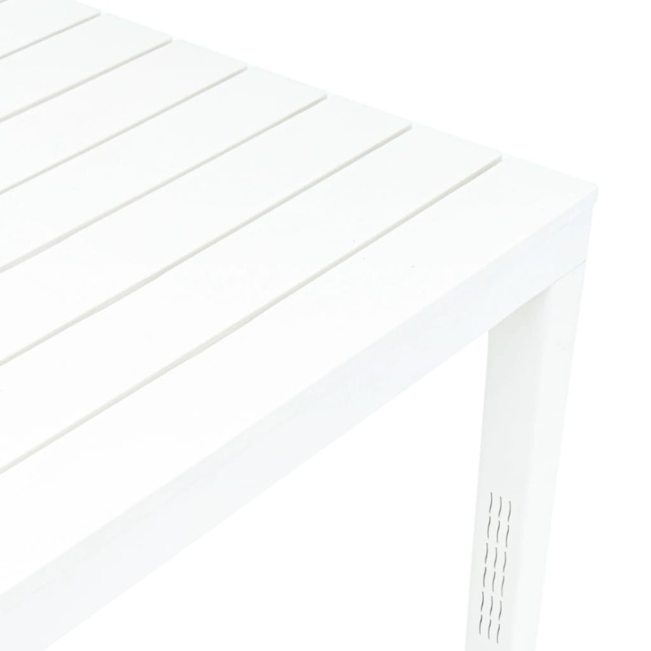 Mesa de jardín con 2 bancos plástico