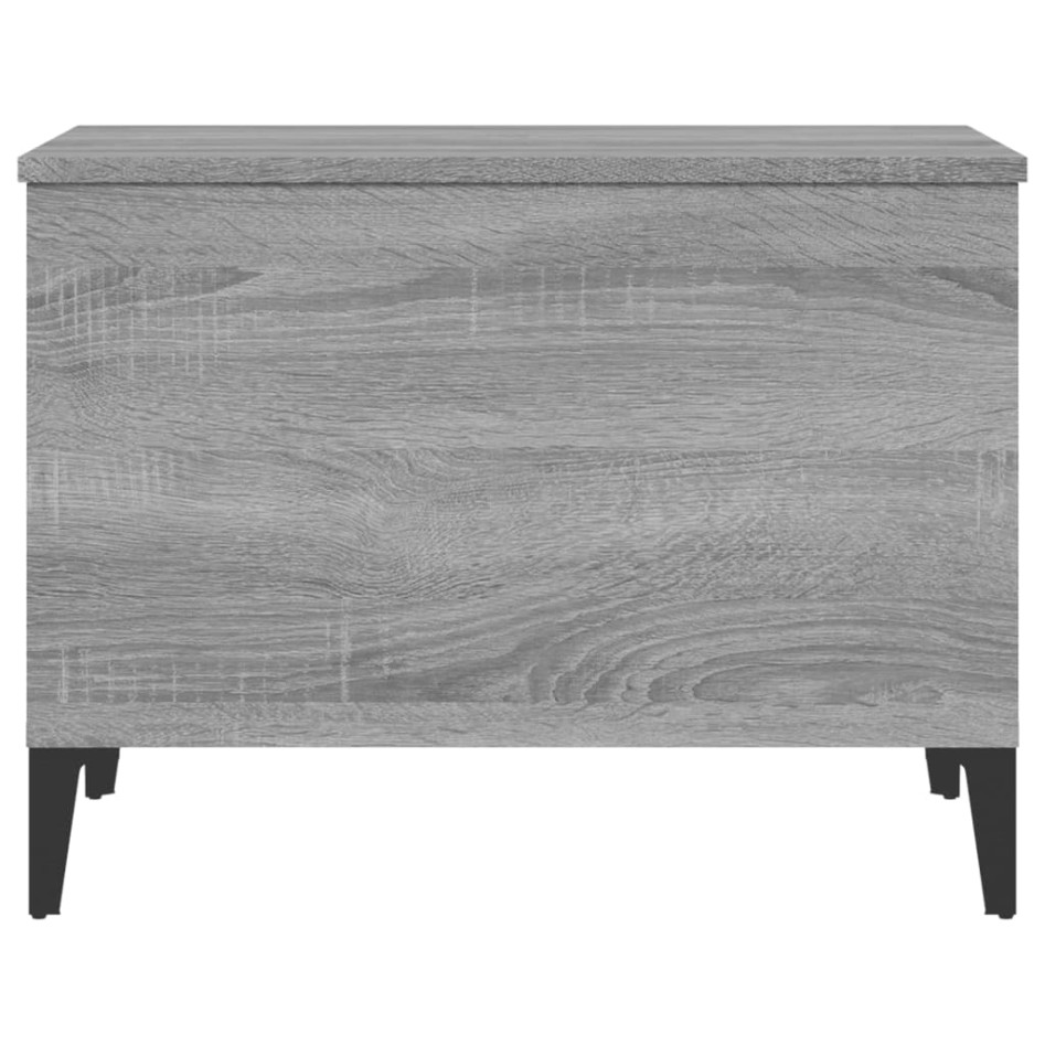 Mesa de centro madera contrachapada gris Sonoma 60x44,5x45
