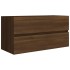 Mueble de lavabo madera de ingeniería roble marrón