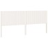 Cabecero de cama madera maciza de pino blanco 205,5x4x100