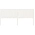 Cabecero de cama madera maciza de pino blanco 205,5x4x100