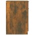 Armario de escritorio aglomerado roble ahumado 33,5x50x75