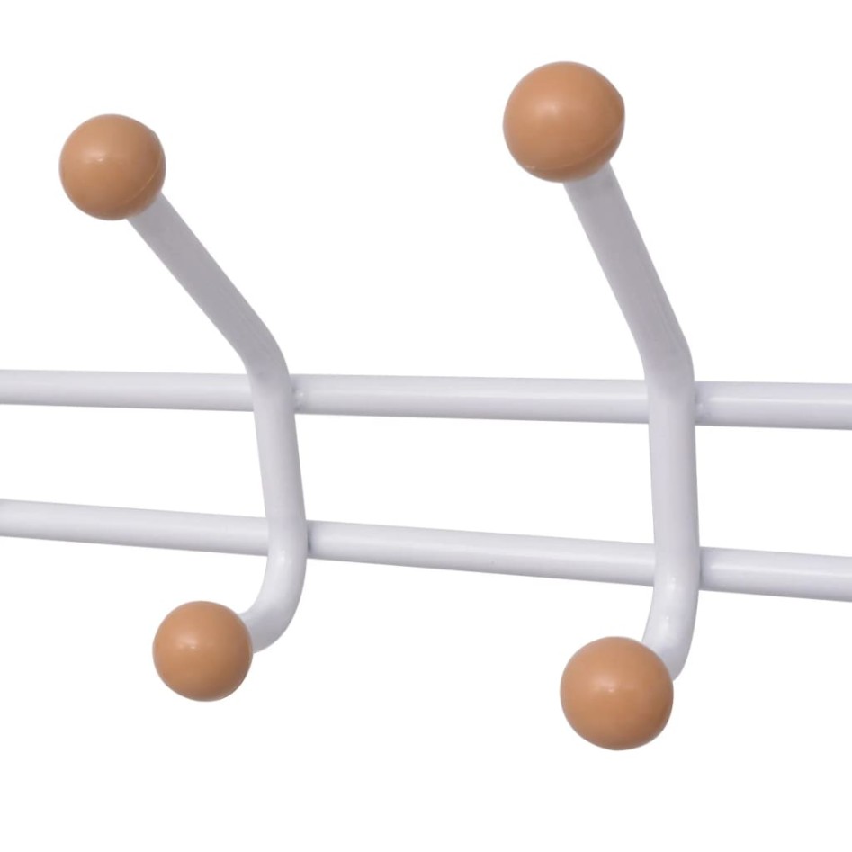 Perchero de ropa con repisa para zapatos 68x32x182,5 cm