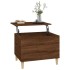 Mesa de centro madera contrachapada roble marrón 60x44,5x45